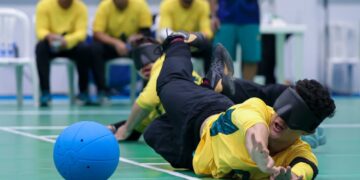 Paratleta de Poços é campeão sul-americano de Goalball com o Brasil