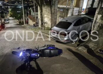 Perseguição policial termina com suspeito baleado e preso em Poços de Caldas