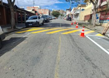 Demutran intensifica revitalização da sinalização viária em Poços de Caldas