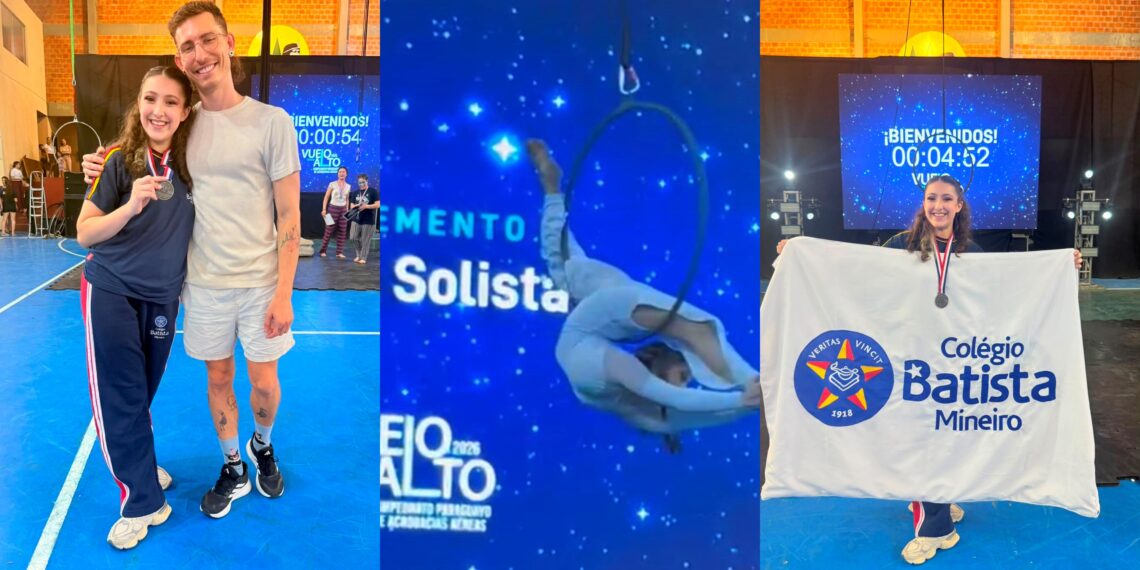 Atleta de Poços de Caldas conquista vice-campeonato em competição internacional de acrobacias aéreas no Paraguai