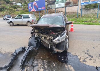 Acidente deixa idoso ferido em Poços de Caldas