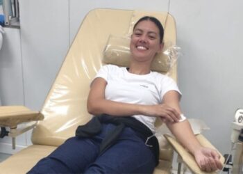 Alunos da GCM participam de doação de sangue em Poços de Caldas