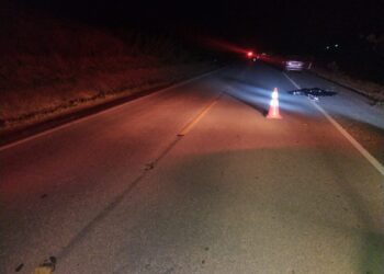 Homem morre após ser atropelado por motocicleta na MGC-267