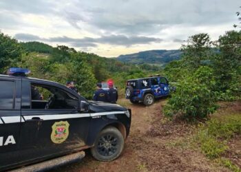 Homem é preso após atacar mulher com facão e fugir para área rural na região