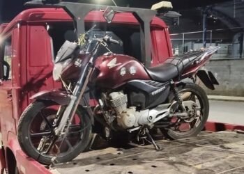 Moto furtada é encontrada pela  GCM em Poços de Caldas