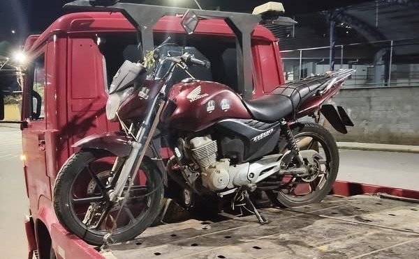 Moto furtada é encontrada pela  GCM em Poços de Caldas