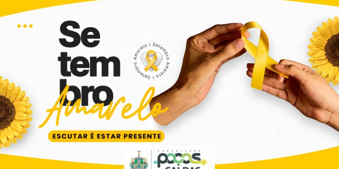 Setembro Amarelo reforça importância da escuta em Poços de Caldas