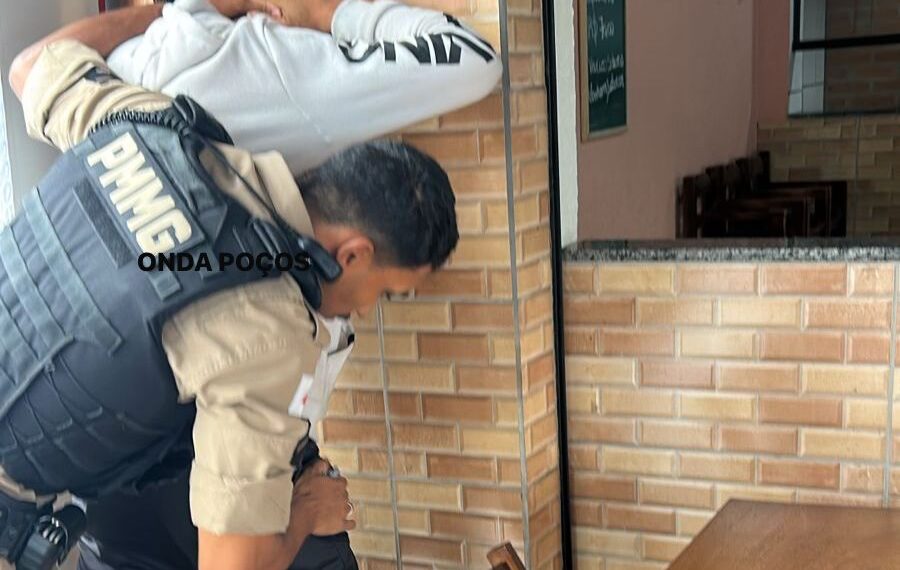 VÍDEO: suspeito de série de furtos em lojas de Poços de Caldas é preso pela PM