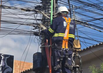DME já retirou mais de 17 toneladas de cabos obsoletos em Poços de Caldas