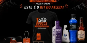 Kit do atleta da 1ª Corre Poços é divulgado; inscrições seguem abertas