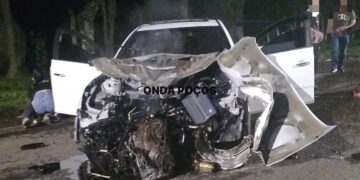 Acidente deixa três feridos em avenida de Poços de Caldas