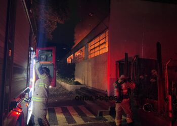Incêndio atinge Centro Operacional da Prefeitura de Poços de Caldas