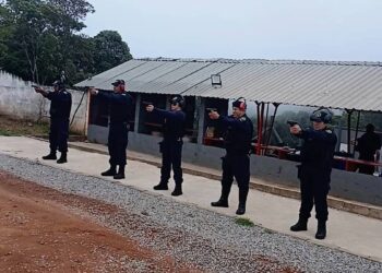 GCM de Poços inicia treinamento com novo armamento