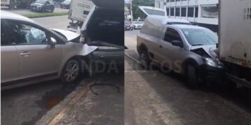 Homem é atropelado em acidente envolvendo três veículos em Poços de Caldas