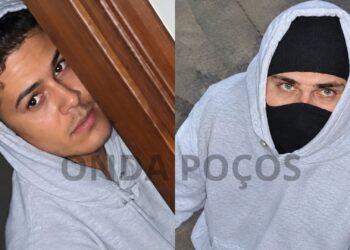 Câmeras flagram invasão a escritório em Poços de Caldas durante a madrugada