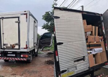 Carga de cigarros de R$ 500 mil é recuperada e três são presos