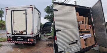 Carga de cigarros de R$ 500 mil é recuperada e três são presos