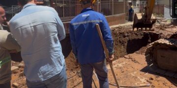 Obras na Avenida Ubirajara são retomadas em Poços de Caldas