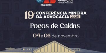 19ª Conferência Mineira da Advocacia debate futuro da profissão, tecnologia e democracia em Poços de Caldas