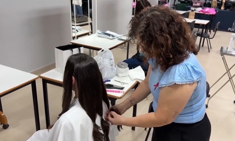 GAAPO realiza mutirão de corte de cabelos para confecção de perucas