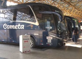 PRF, Guarda Municipal e Demutran realizam operação na rodoviária de Poços